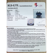 12.57 Ratti Natural Iolite with Govt. Lab Certificate-(550)
